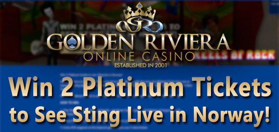 Win 2 Platinum Tickets to See Sting Live